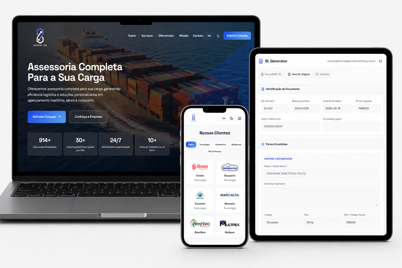 Shippingline — preview